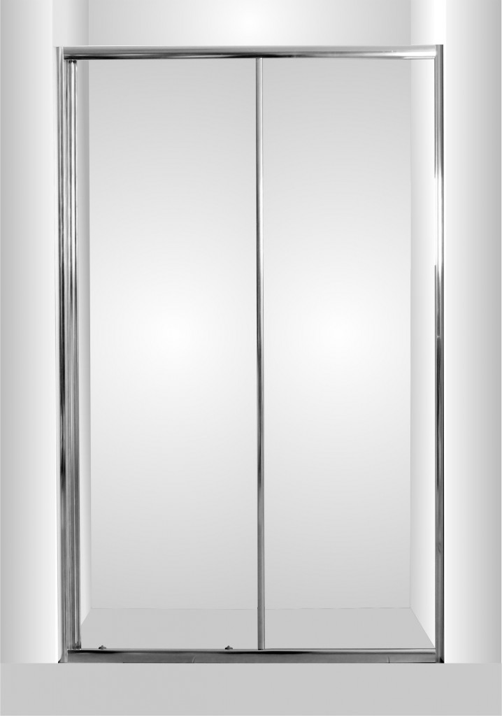 HOPA - Sprchové dvere do niky SMART - SELVA - Farba rámu zásteny - Hliník chróm, Rozmer A - 100, Smer zatváranie - Univerzálny Ľavé / Pravé, Výplň - Číre bezpečnostné sklo - 4/6 mm