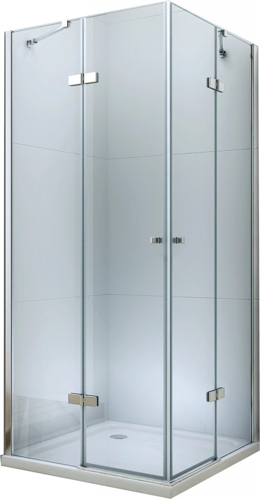 MEXEN/S - ROMA sprchovací kút 110x100, transparent, chróm 854-110-100-02-00