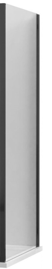 MEXEN - APIA stena 90x190 cm 5mm čierne, transparent 840-090-000-70-00