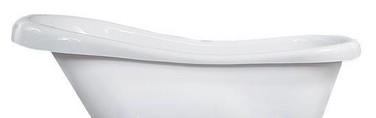 MEXEN - RETRO Voľne stojaca vaňa 150x73 cm, biela, sifón chróm 53251507300