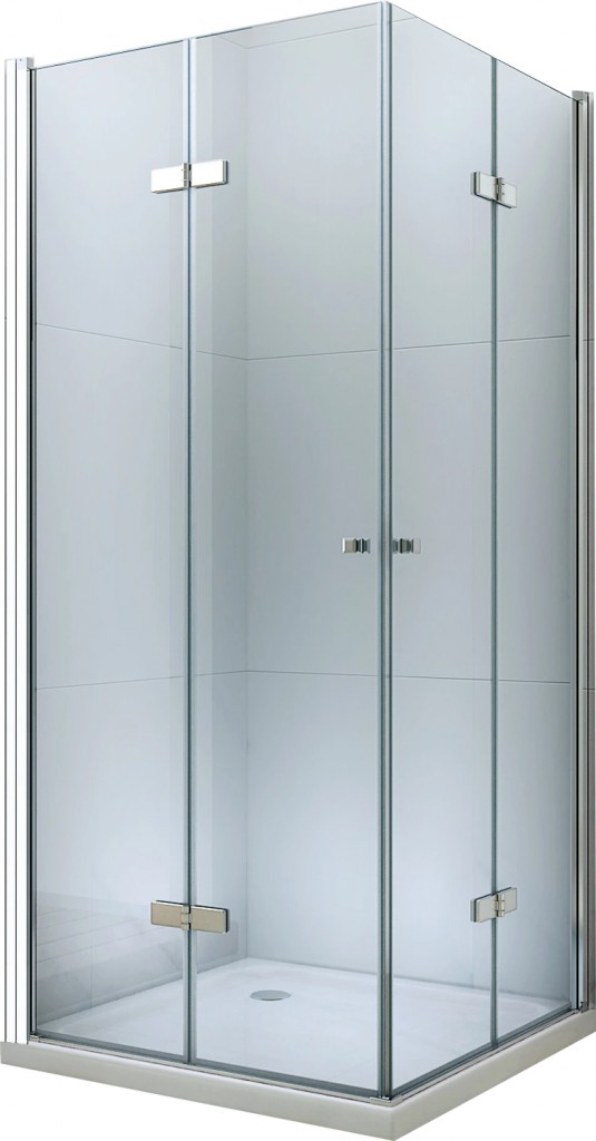 MEXEN/S - LIMA sprchovací kút 90x80, transparent, chróm 856-090-080-02-00