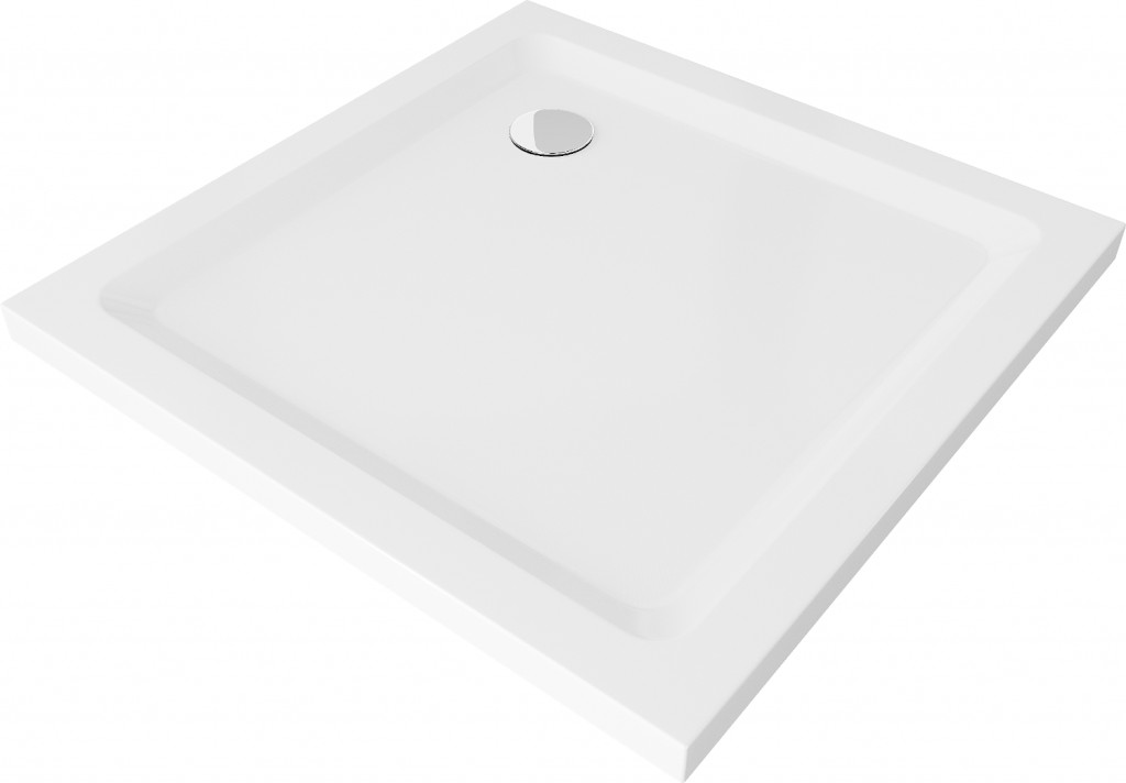 MEXEN - Sprchová vanička štvorcová 100x100, biela 40101010