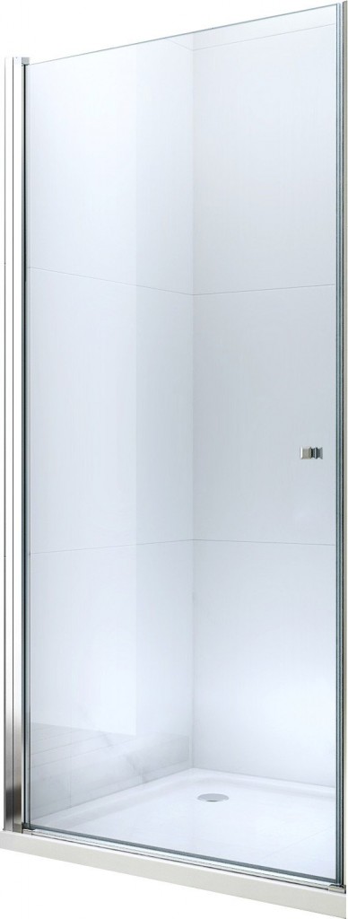 MEXEN - Pretoria sprchové dvere krídlové 60, transparent, chróm sa stenovým profilom 852-060-000-01-00