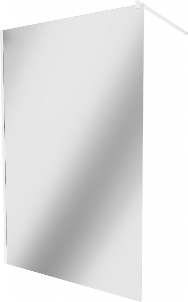 MEXEN/S - KIOTO Sprchová zástena WALK-IN 70 x 200, zrkadlové 8 mm, biela 800-070-101-20-50