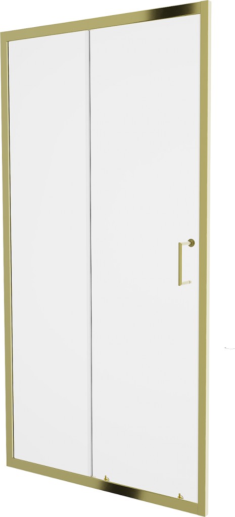 MEXEN - Apia posuvné sprchové dvere 150, transparent, zlaté 845-150-000-50-00
