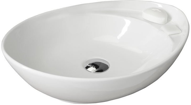 SAPHO - BEVERLY keramické umývadlo na dosku, 56x37cm, biela WH040
