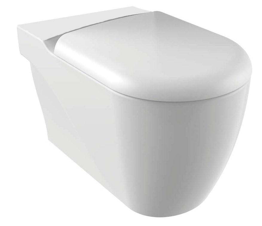 SAPHO - GRANDE WC misa pre kombi, spodný/zadný odpad, 42x73cm, biela GR360.11CB00E.0000