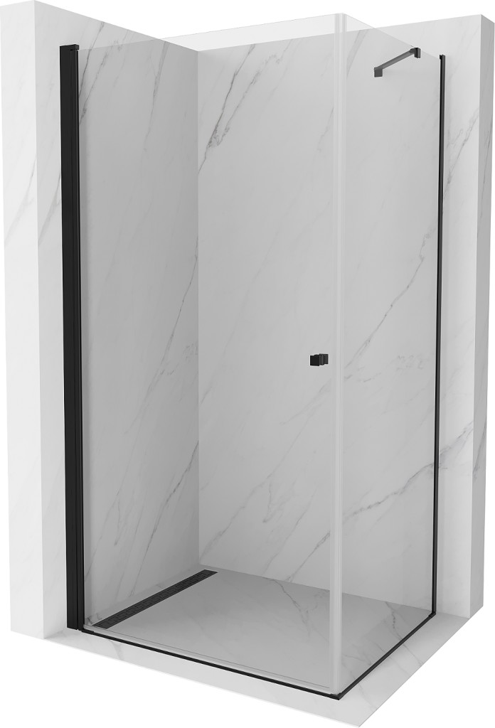 MEXEN/S - Pretória sprchovací kút 100x70, transparent, čierna 852-100-070-70-00