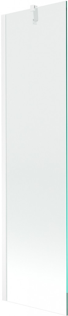 MEXEN/S - Next vaňová zástena FIX 50x150 cm, transparent, biela 895-050-000-00-00-20