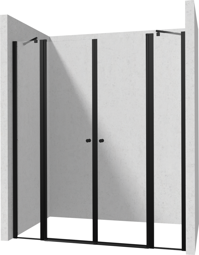 DEANTE/S - Sprchové dvere dvojité výklopné 90x80 KTSUN42P+KTSUN41P KERRIA/0157