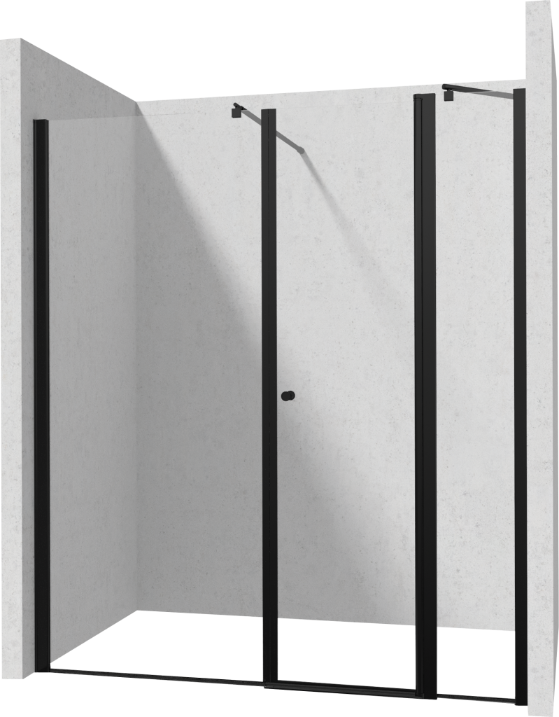 DEANTE/S - Sprchové dvere výklopné 100 pevná stena 90 KTSUN43P+KTS_N39P+KTS_N11X KERRIA/0209