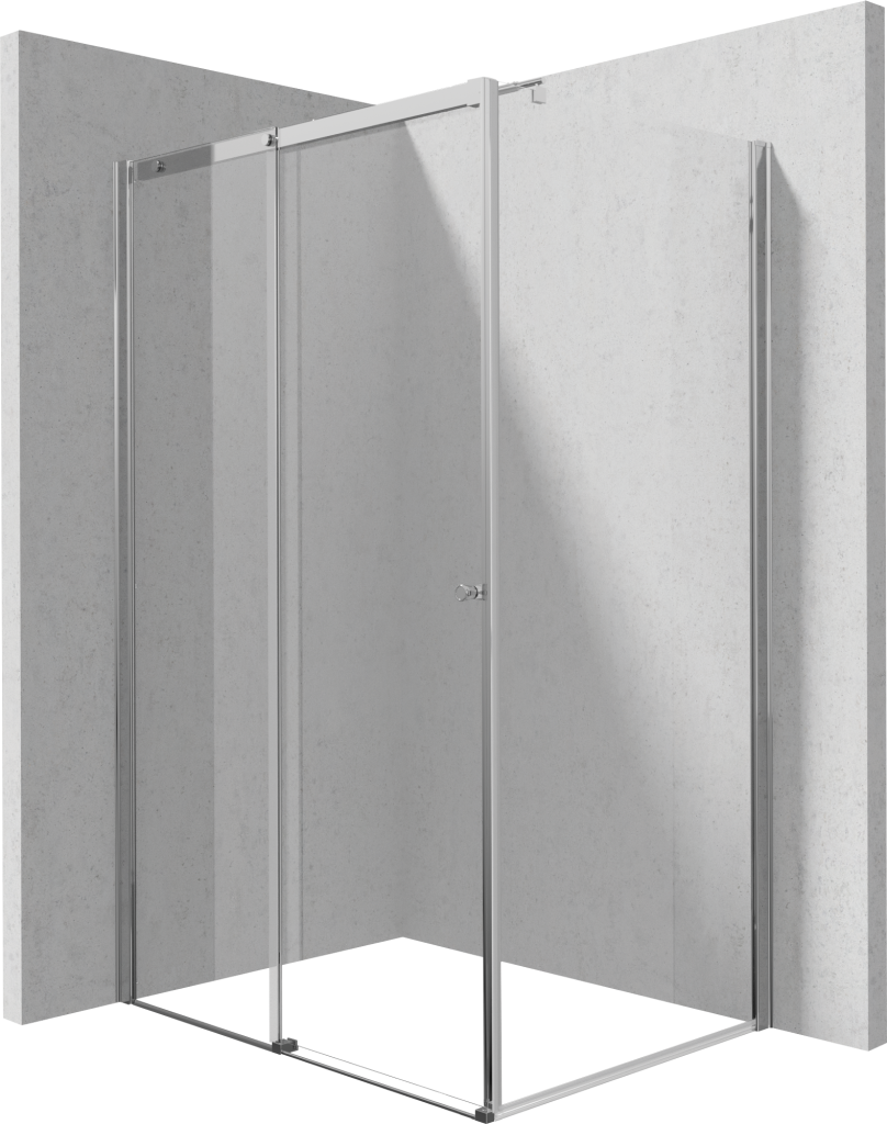 DEANTE/S - Sprchovací kút posuvné dvere 120, pevná stena 90 KTS_039P+KTSP012P+KTS_0P1X KERRIA/0281