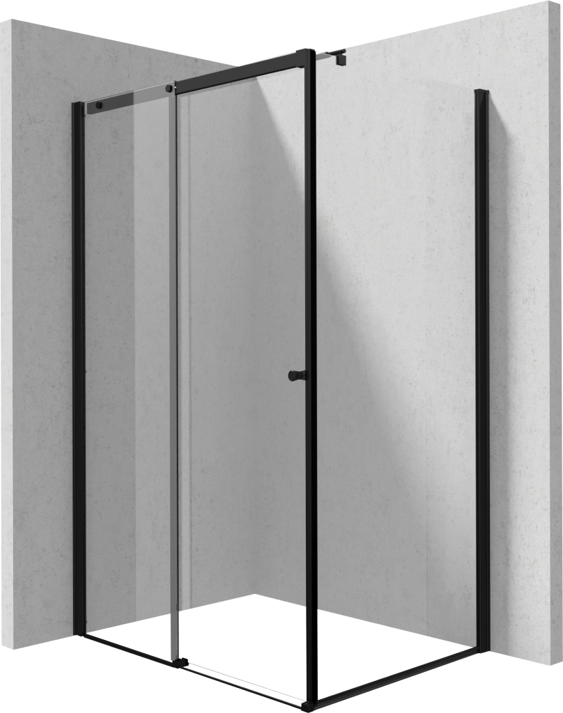 DEANTE/S - Sprchovací kút pevná stena 120 posuvné dvere 100 KTS_N32P+KTSPN10P+KTS_NP1X KERRIA/0414