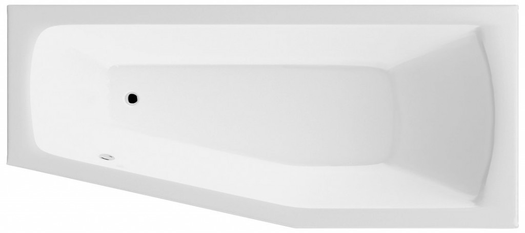 AQUALINE - OPAVA vaňa 170x70x44cm bez nožičiek, pravá, biela A1771