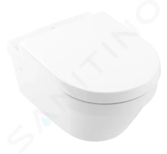 VILLEROY & BOCH - Architectura Závesné WC s WC doskou SoftClosing, DirectFlush, alpská biela 4694HR01