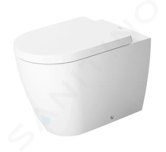 DURAVIT - ME by Starck Stojace WC, zadný odpad, s HygieneGlaze, biela/matná biela 2169099000