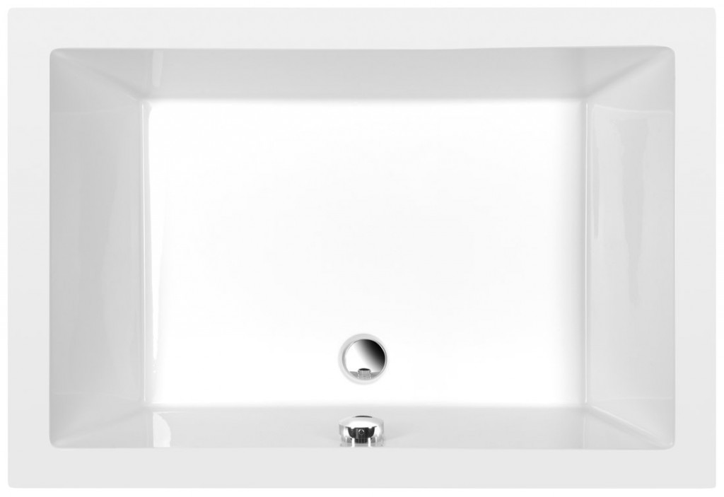 POLYSAN - DEEP hlboká sprchová vanička obdĺžnik 110x75x26cm, biela 72883