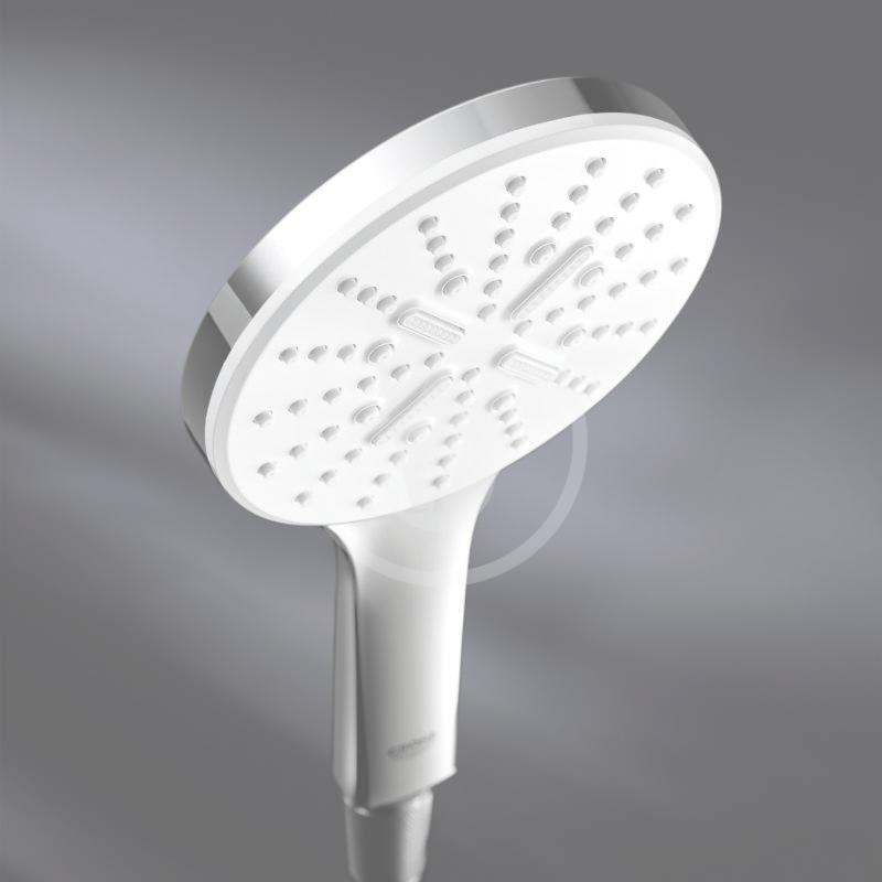 GROHE - Rainshower SmartActive Súprava sprchovej hlavice 130, 3 prúdy, tyče 900 mm a hadice, mesačná biela (26578LS0)