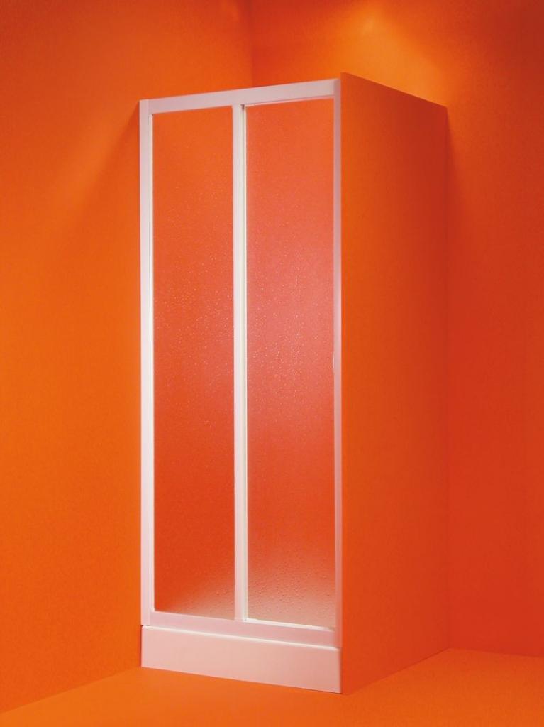 HOPA - Sprchové dvere PORTA - Farba rámu zásteny - Plast biely, Rozmer A - 120 - 130 cm OLBMAE13EX