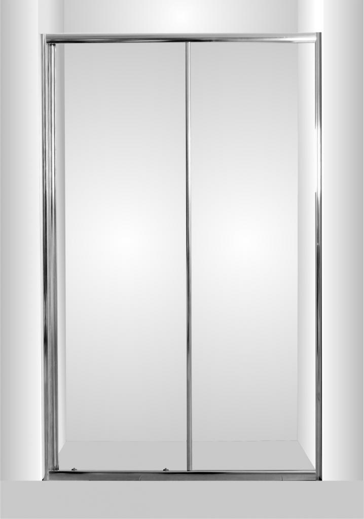 HOPA - Sprchové dvere do niky SMART - SELVA - Farba rámu zásteny - Hliník chróm, Rozmer A - 100 cm, Smer zatváranie - Univerzálny Ľavé / Pravé, Výplň - Číre bezpečnostné sklo - 4/6 mm OLBSEL10CCBV