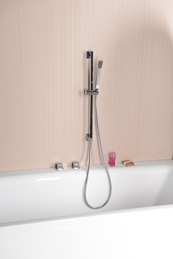 SAPHO - Posuvný držiak sprchy, vývod vody, 600mm, chróm (1202-04)