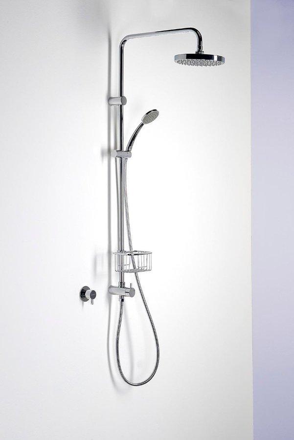 SAPHO - SMART drôtená polička na sprchovú tyč, chróm (76160)