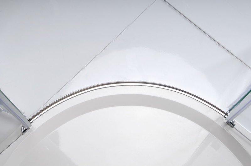 GELCO - LEGRO štvrťkruhová sprchová zástena dvojkridlova 1000x1000mm, číre sklo (GL5510)