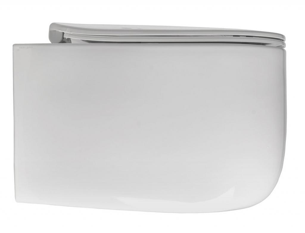 KERASAN - NOLITA závesná WC misa, Rimless, 35x55 cm, biela (531401)