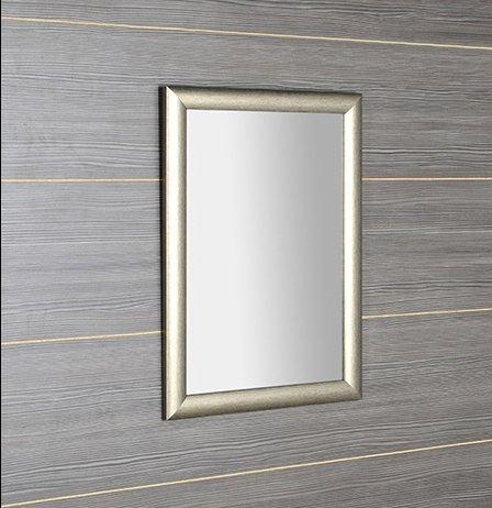 SAPHO - VALERIA zrkadlo v drevenom ráme 580x780mm, platina (NL393)