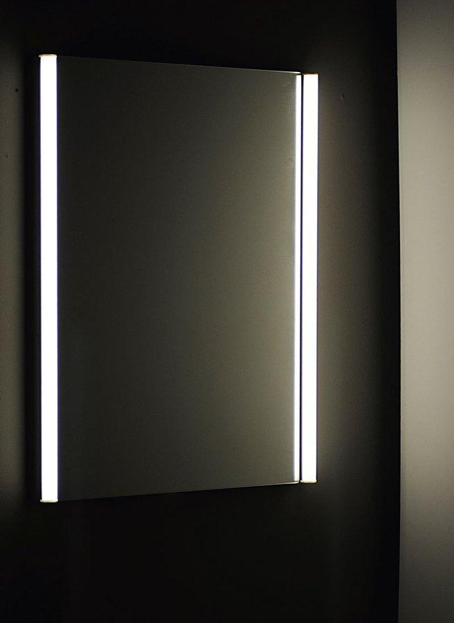 SAPHO - ALIX zrkadlo s LED osvetlením 65x70x5cm, biela (AX365)