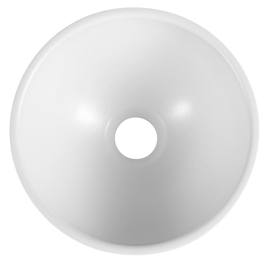 SAPHO - MINOR guľaté umývadlo pr.26x11cm, na dosku, liaty mramor, biela (MR260)