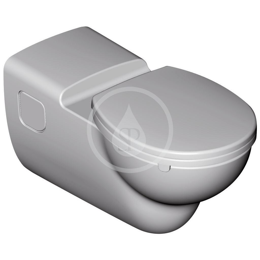 IDEAL STANDARD - Contour 21 Závesné WC pre ľudí s telesným postihnutím, s hlbokým splachovaním, 360 x 400 x 700 mm, RIMLESS, biela (S306901)