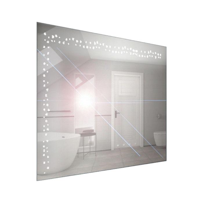 Zrkadlo závesné s pieskovaným motívom a LED osvetlením Nika LED 7/60 | A-Interiéry nika ľad 7-60