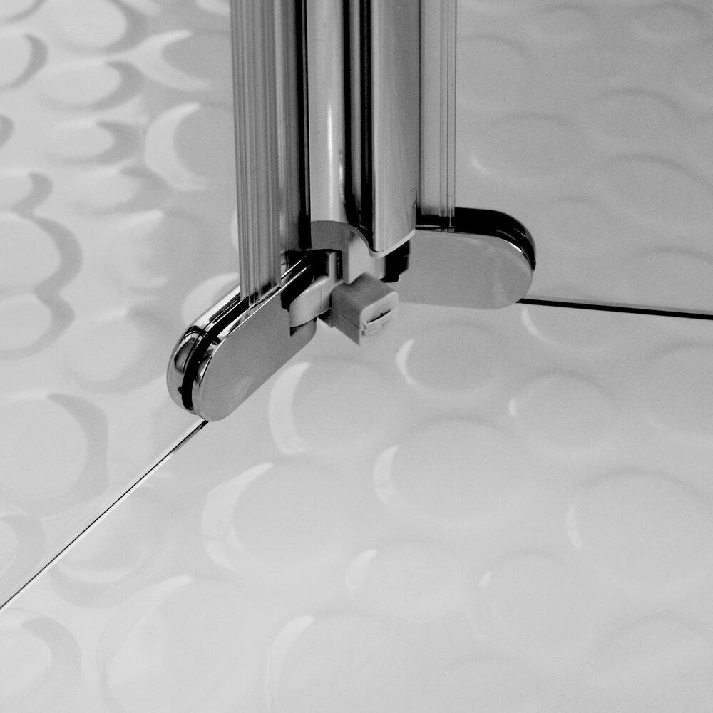 Aquatek - Master B6 100 Sprchové dvere do niky-zalamovací dvojdielne 96-100 cm, výplň sklo - matné MASTERB62100-07