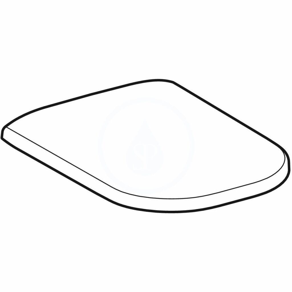GEBERIT - Smyle WC doska, softclose, biela (500.979.01.1)