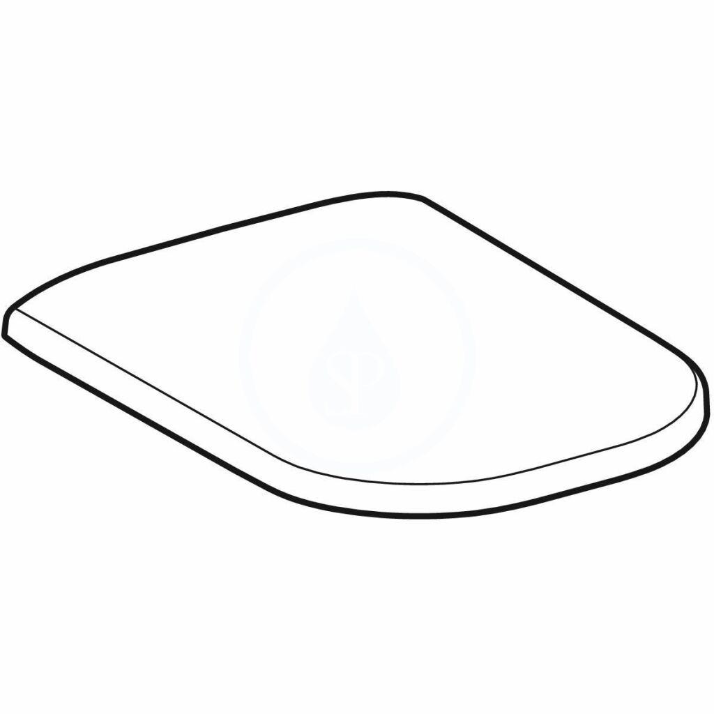 GEBERIT - Smyle WC doska, softclose, biela (500.980.01.1)