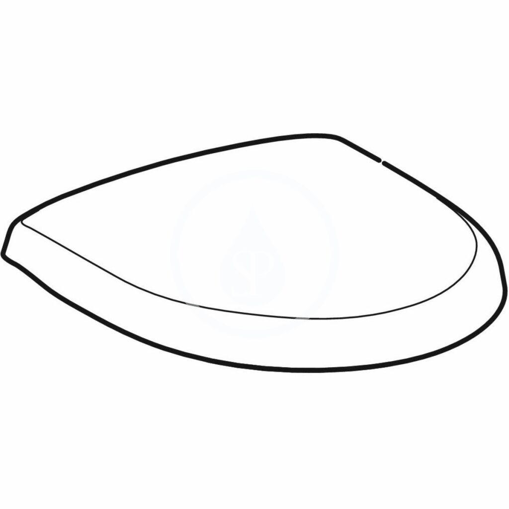 GEBERIT - Selnova Compact WC doska, softclose, biela (501.931.00.1)
