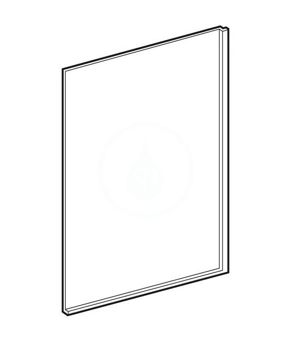 GEBERIT - Selnova Square Bočný panel pre asymetrickú vaňu, 415 mm, biela (554.894.01.1)