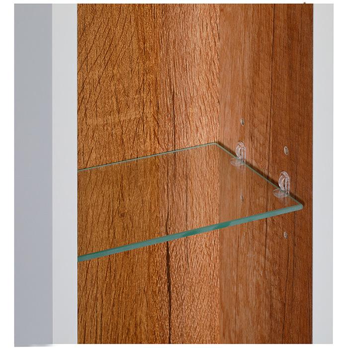 Horný policový diel pre zrkadlové skrinky Amanda W HP 20 - biela | A-Interiéry (amanda_HP20_W)