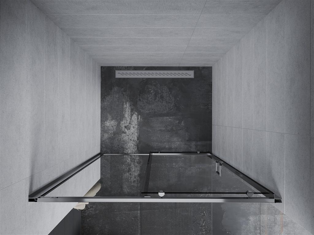 MEXEN - Apia posuvné sprchové dvere 140 cm, transparent, chróm (845-140-000-01-00)
