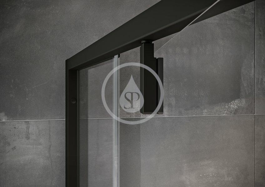 RAVAK - Nexty Sprchové dvere pivotové 900 mm, čierna/číre sklo (03O70300Z1)