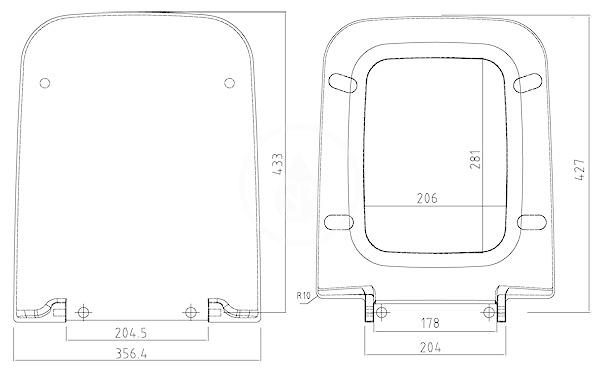 KOLO - Life WC sedadlo s pozvoľným sklápaním, duroplast, biela (M20112000)