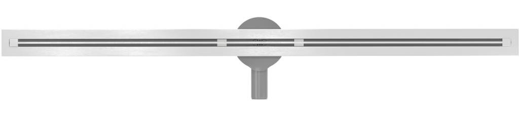 MEXEN - Flat 360° Super Slim podlahový žľab otočný 110 cm, chróm (1051110)