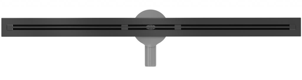 MEXEN - Flat 360° Super Slim podlahový žľab otočný 100 cm, čierny (1751100)