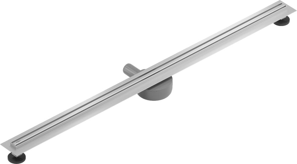 MEXEN - Flat 360° Slim podlahový žľab 200 cm, chróm (1041200)