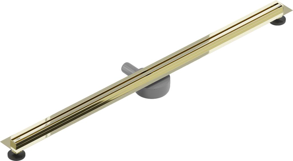 MEXEN - Flat 360° Slim podlahový žľab 160 cm, zlatá (1541160)