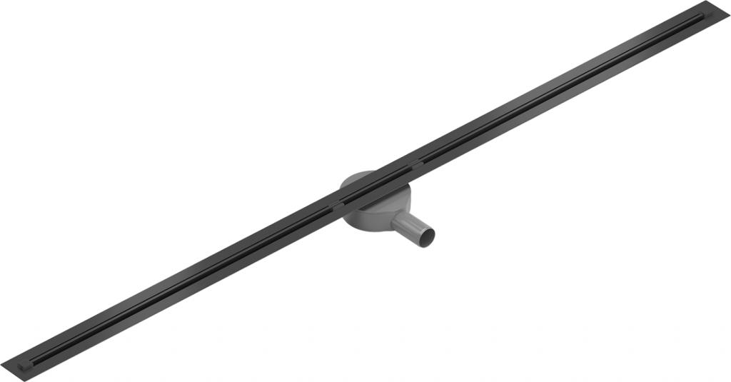 MEXEN - Flat 360° Super Slim podlahový žľab 160 cm, čierna (1751160)