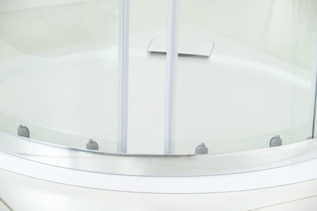 HOPA - Sprchovací kút LUGO - FARBA rámu - Chróm / Leštený hliník (ALU), Rozmer A - 80 cm, Rozmer B - 80 cm, Rozmer C - 195 cm, Výplň - Číre bezpečnostné sklo - 5 mm (OLBLUGO80CC)