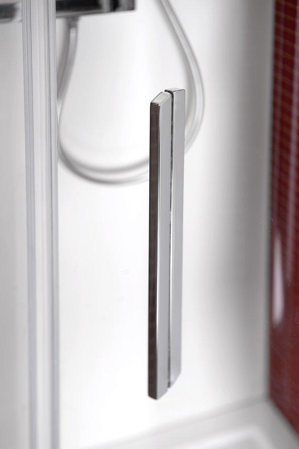 POLYSAN - LUCIS LINE štvrťkruhová sprchová zástena, 1000x1000mm, R550, číre sklo (DL3015)