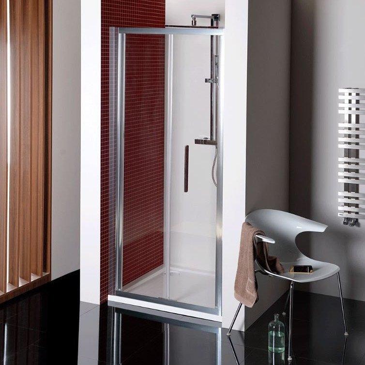POLYSAN - LUCIS LINE skladacie sprchové dvere 900mm, číre sklo DL2815